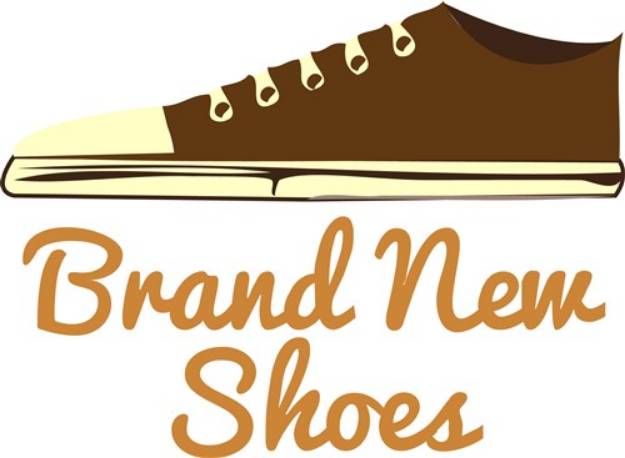 Picture of Brand New Shoes SVG File