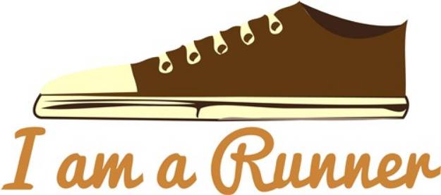 Picture of I am a Runner SVG File