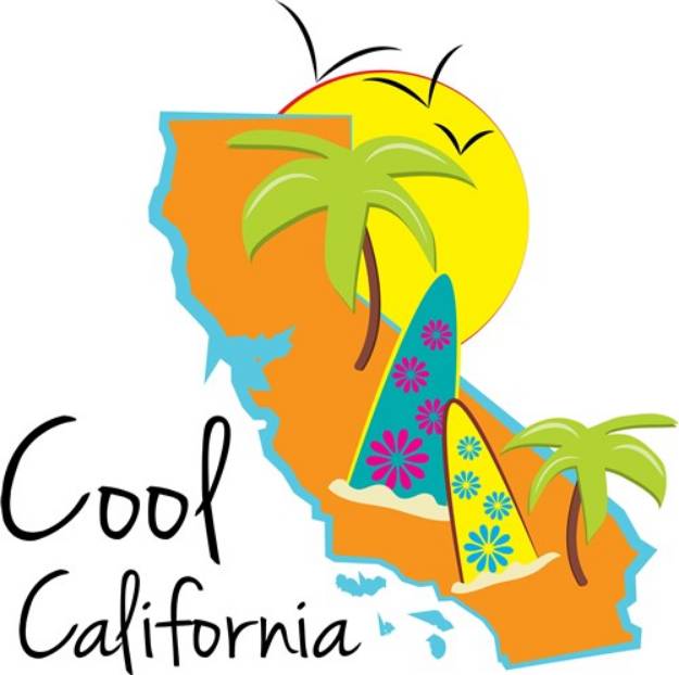Picture of Cool California SVG File