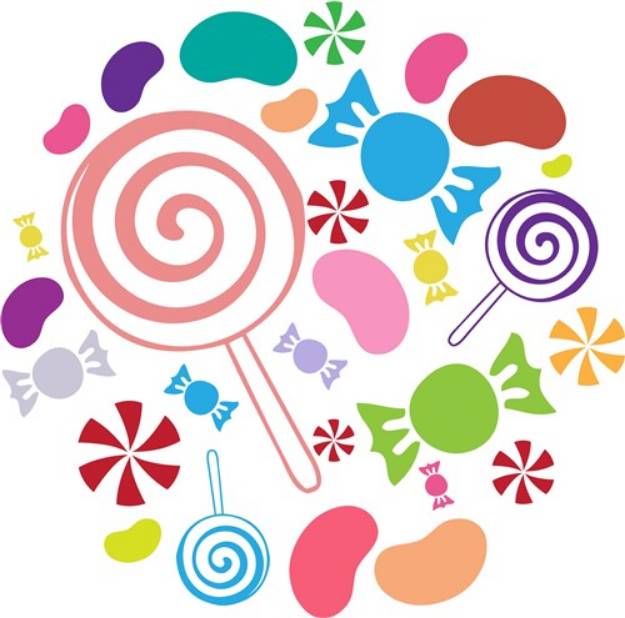 Picture of Candy Sweets SVG File