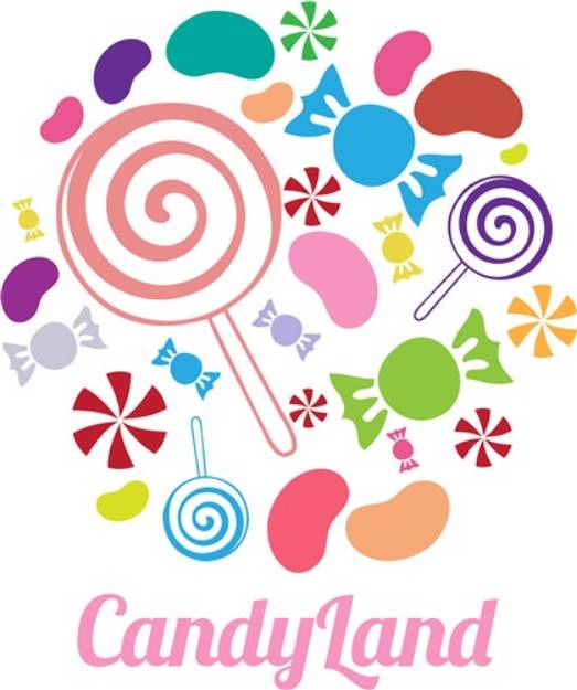 Picture of Candy Land SVG File