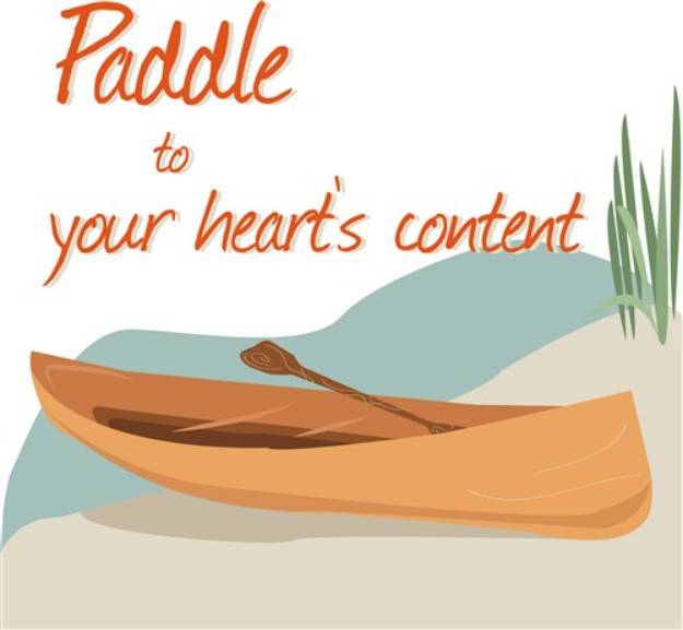 Picture of Paddle Hearts SVG File