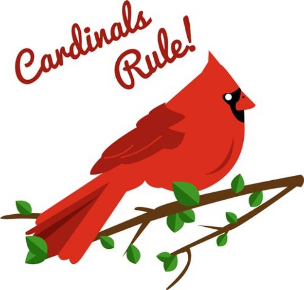 Picture of Cardinals Rule SVG File