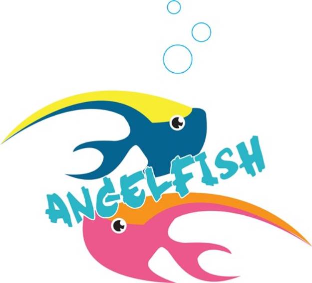 Picture of Angelfish SVG File