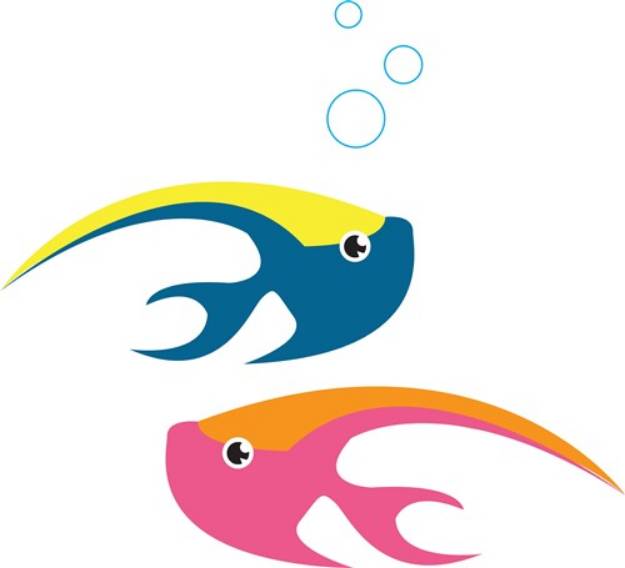 Picture of Water Fish SVG File