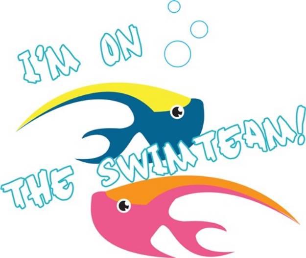 Picture of Swimteam Fish SVG File