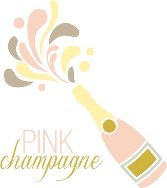 Picture of Pink Champagne SVG File