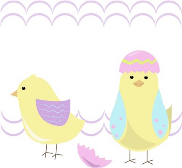 Picture of Easter Chick SVG File