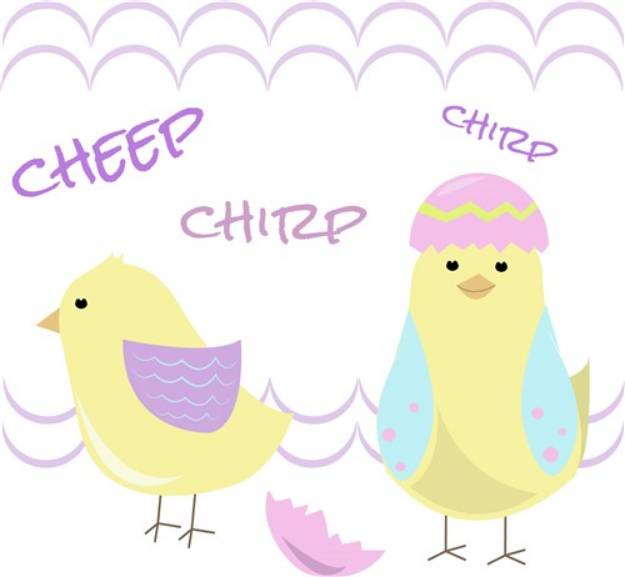 Picture of Chirp Chick SVG File