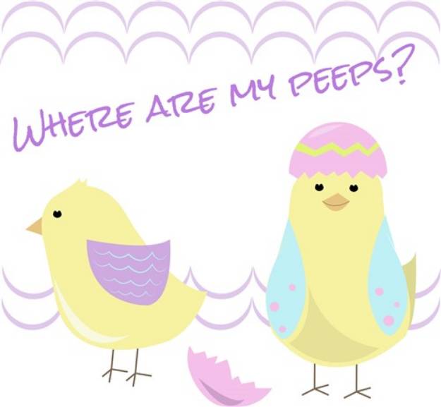 Picture of My Peeps SVG File