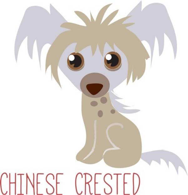Picture of Chinese Crested SVG File