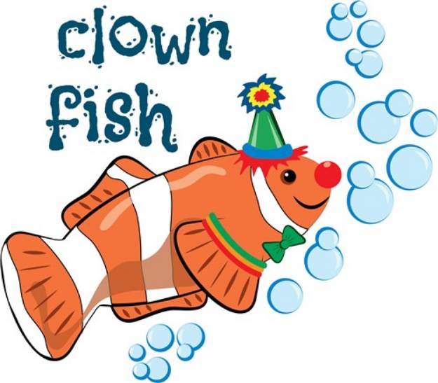 Picture of Clown Fish SVG File