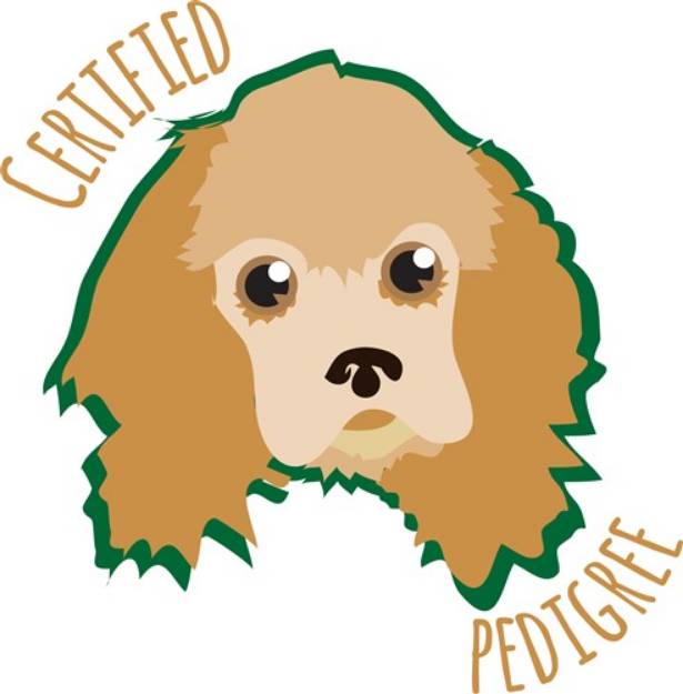 Picture of Certified Pedigree SVG File