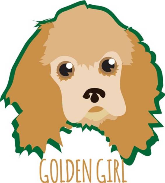Picture of Golden Girl SVG File