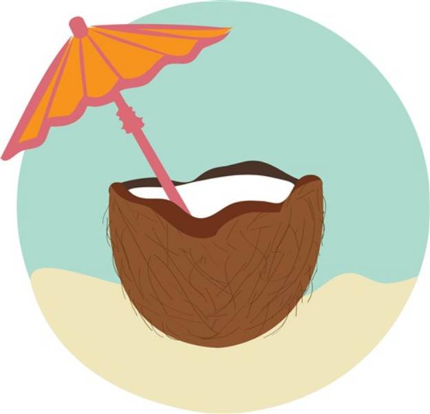 Picture of Coconut Drink SVG File