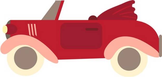 Picture of Convertible Car SVG File