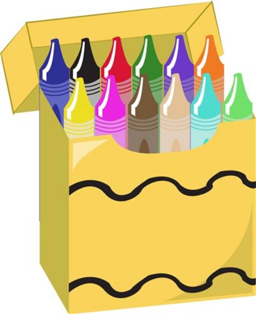 Picture of Crayon Box SVG File