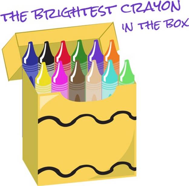 Picture of Brightest Crayon SVG File