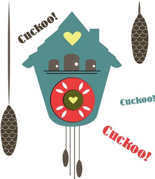 Picture of Cuckoo Clock SVG File