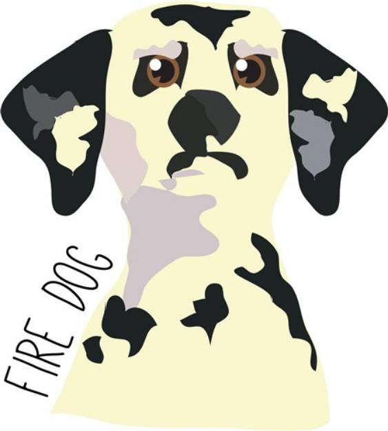 Picture of Fire Dog SVG File