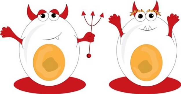 Picture of Egg Devils SVG File