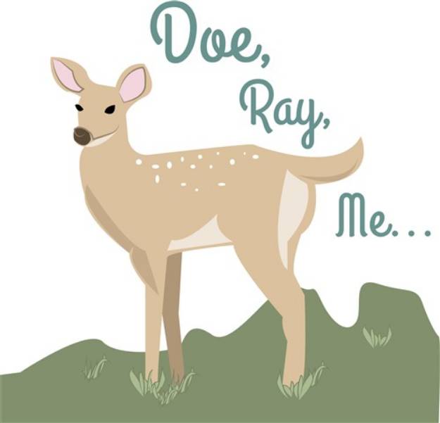Picture of Doe, Ray, Me SVG File