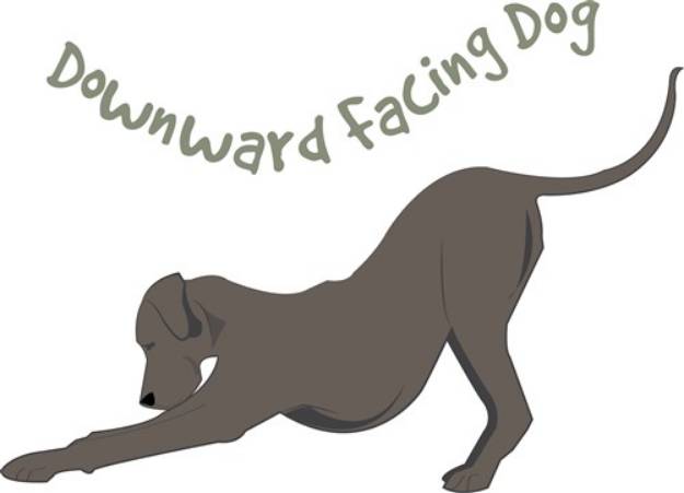 Picture of Downward Dog SVG File