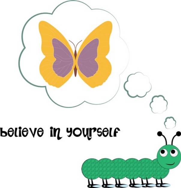 Picture of Believe In Yourself SVG File