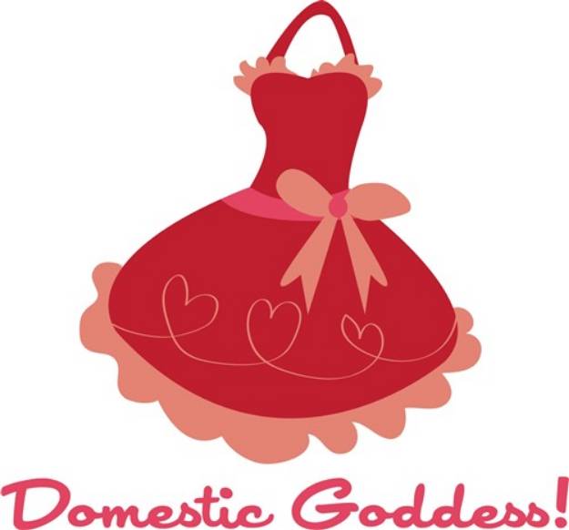 Picture of Domestic Goddess SVG File
