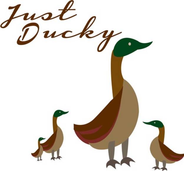 Picture of Just Ducky SVG File