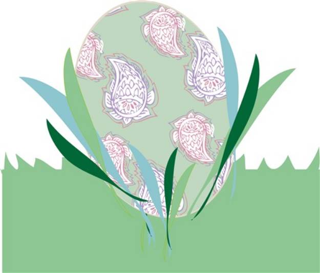 Picture of Paisley Egg SVG File