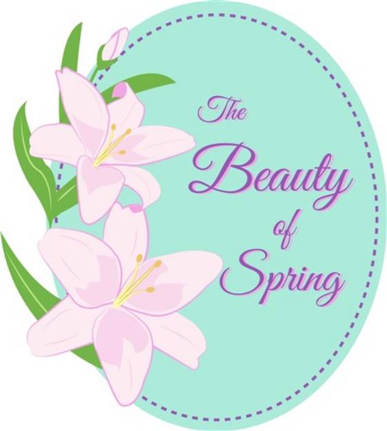 Picture of Spring Beauty SVG File