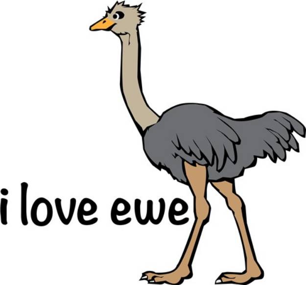 Picture of Love Ewe SVG File