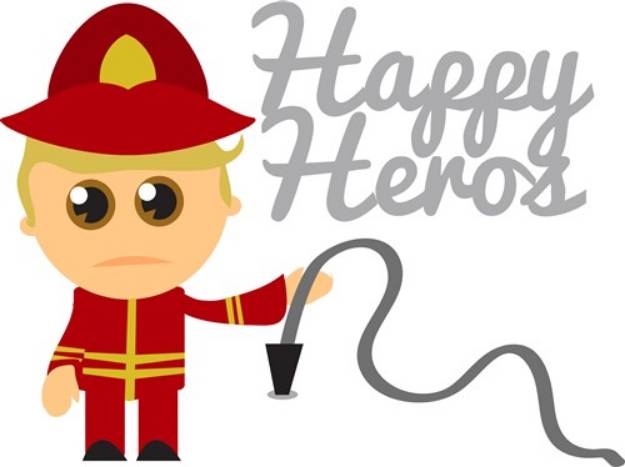 Picture of Happy Heros SVG File