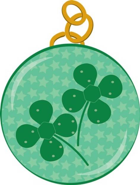 Picture of Clover Pendant SVG File