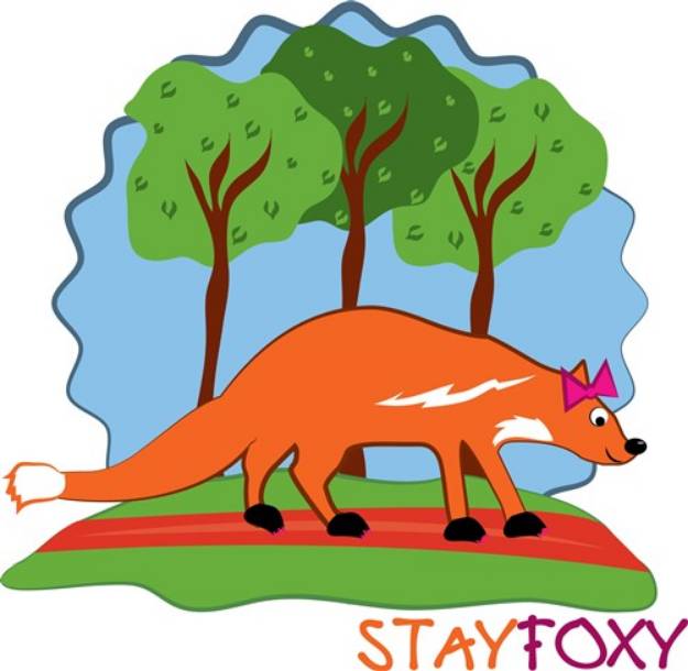 Picture of Stay Foxy SVG File