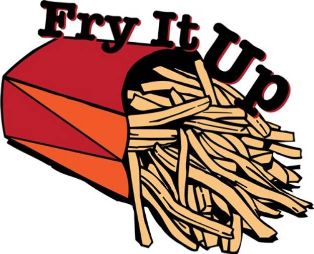 Picture of Fry It Up SVG File