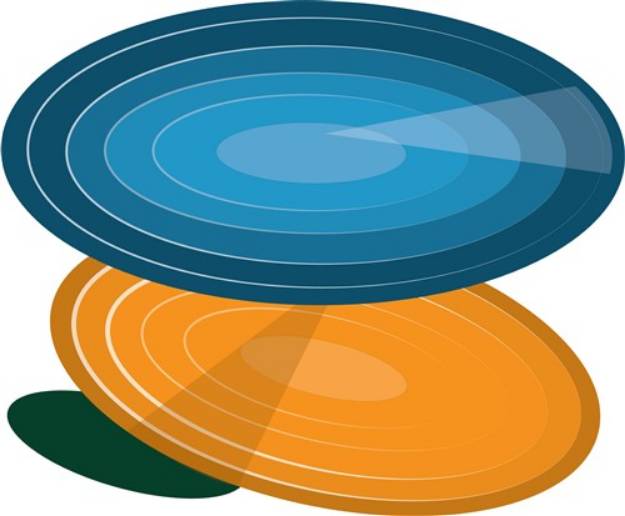 Picture of Colorful Disks SVG File