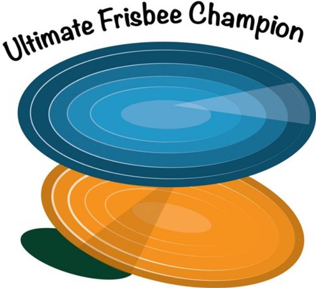 Picture of Frisbee Champ SVG File
