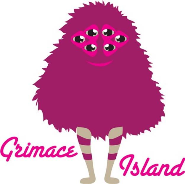 Picture of Grimace Island SVG File