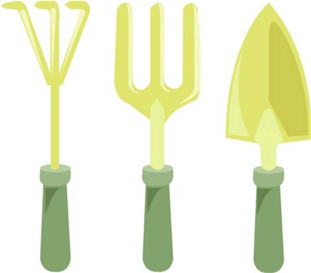 Picture of Garden Implements SVG File