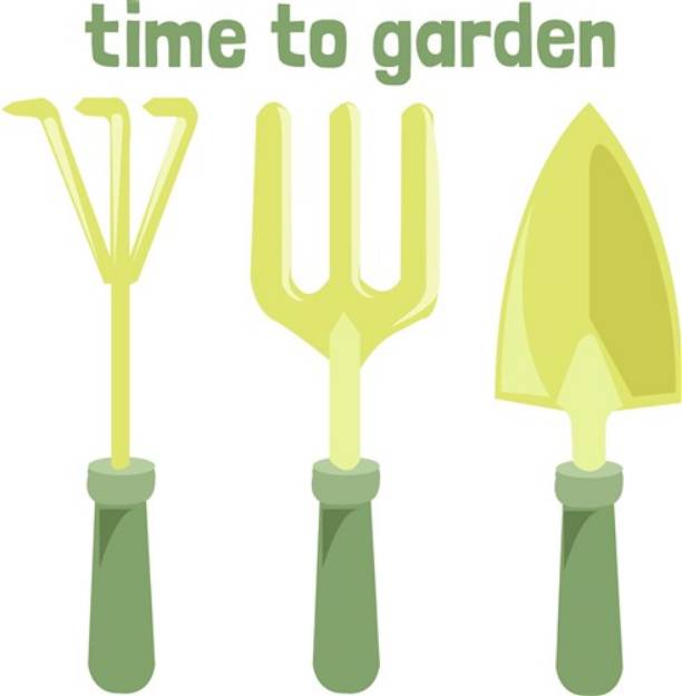 Picture of Time To Garden SVG File