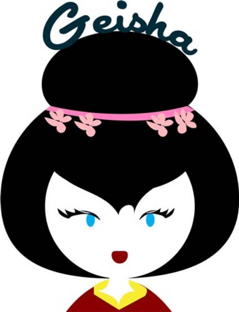 Picture of Geisha SVG File