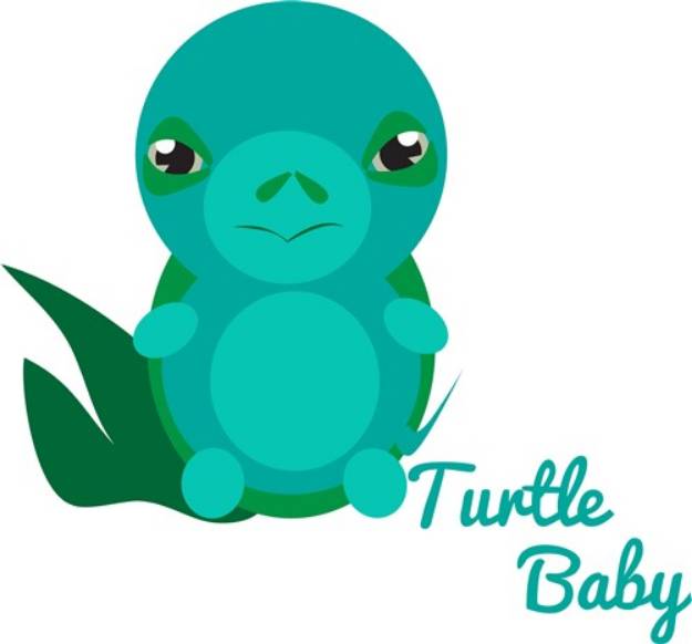 Picture of Turtle Baby SVG File