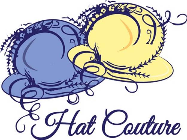 Picture of Hat Couture SVG File