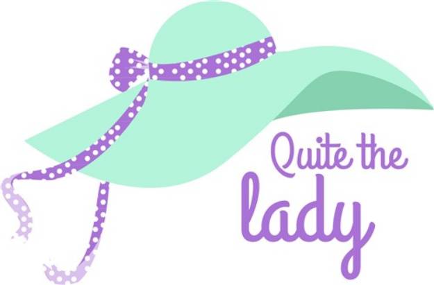 Picture of Quite The Lady SVG File