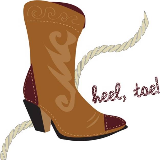 Picture of Heel, Toe SVG File