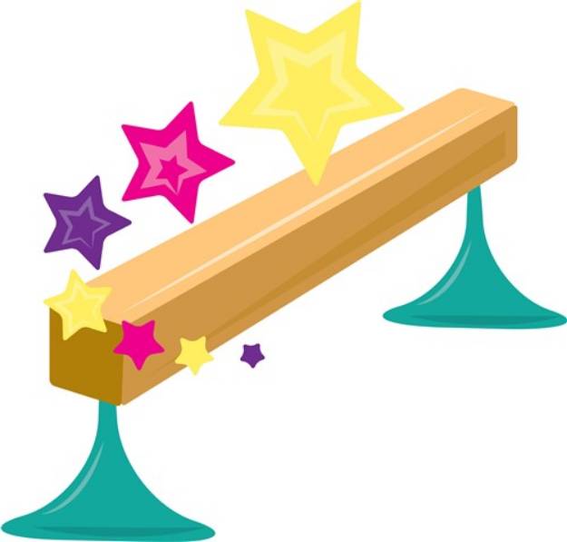 Picture of Balance Beam SVG File