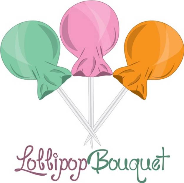 Picture of Lollipop Bouquet SVG File