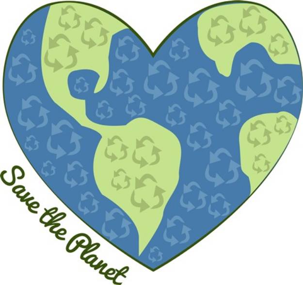 Picture of Save The Planet SVG File